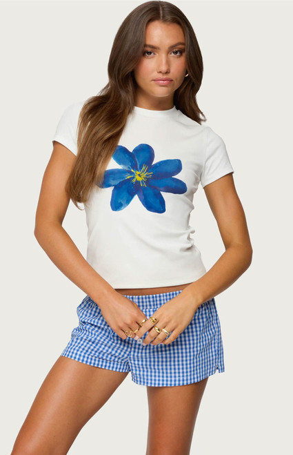 Edikted Women's Marelle Flower Graphic T-Shirt - 0702609690172