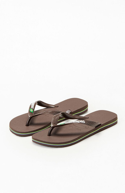 Havaianas Women's Brazil Logo Flip Flop Sandals - 0517433900004