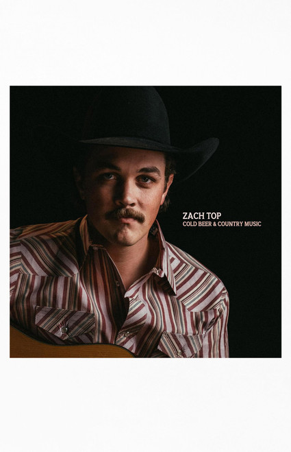 Men's Zach Top Cold Beer & Country Music Vinyl Record - 0685601190886