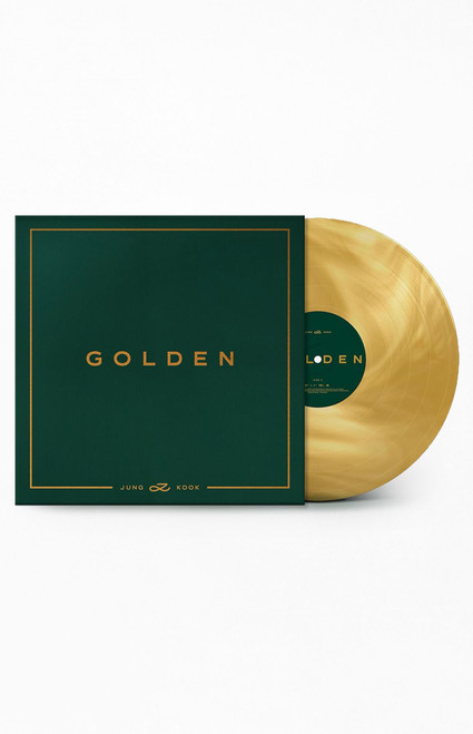 Men's Jung Kook Golden Vinyl Record - 0685601190902