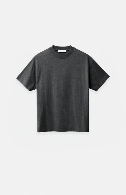 Fear of God ESSENTIALS Men's Kids Vintage Black Classic Short Sleeve T-Shirt - 0785250500905