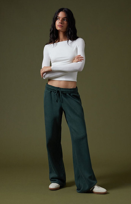Pacsun Women's Ultra Soft Fleece Core Vintage Wash Baggy Sweatpants - 0850484260017