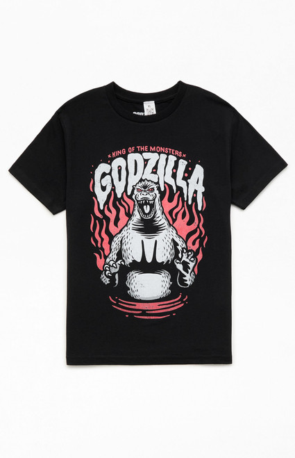 Kids Godzilla Fire T-Shirt - 0781438400005