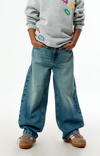 Pacsun Kids Kids Baggy Jeans Medium Blue - 0784454210154