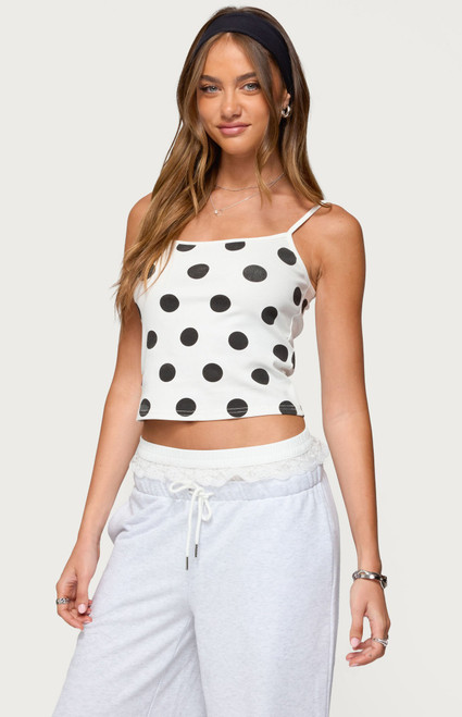 Edikted Women's Lynne Polka Dot Tank Top - 0712609690597