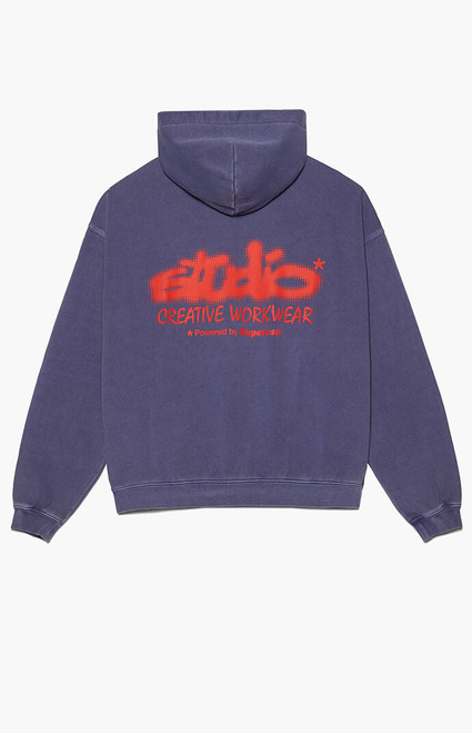 Studio by Supervsn Men's Halftone Logo Hoodie - 0192611140001