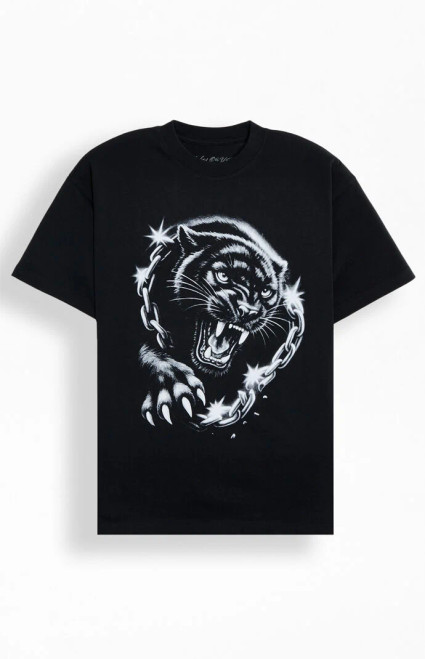 JOKES ON YOU Men's Jaguar Airbrush T-Shirt - 0097603260810