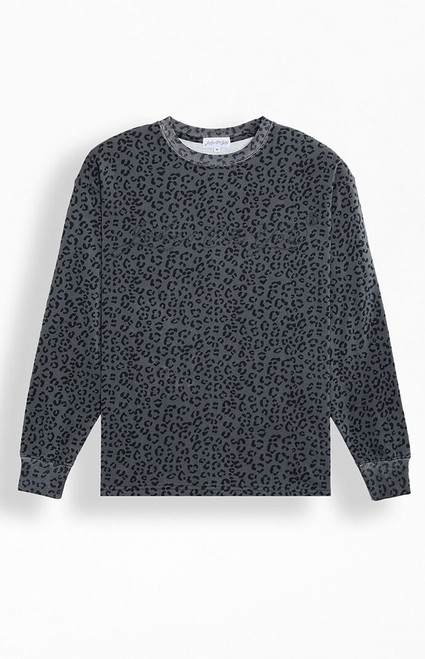JOKES ON YOU Men's Staff Leopard Long Sleeve T-Shirt - 0103603260022