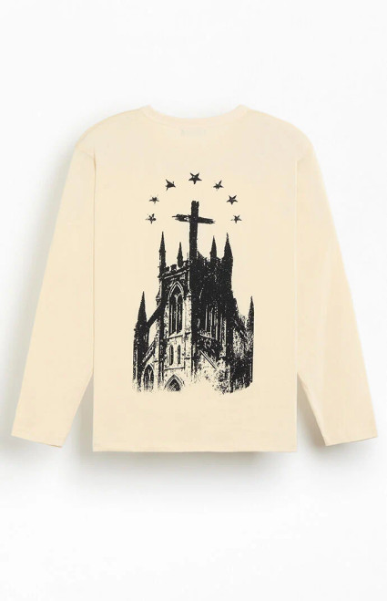 FUTURE SAINT Men's Born Of Light Long Sleeve T-Shirt - 0103460120003
