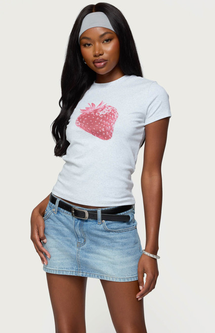 Edikted Women's Sweet Berry T-Shirt - 0702609690203