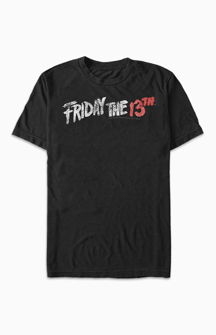 Men's Friday The 13th Logo T-Shirt - 0097602190228