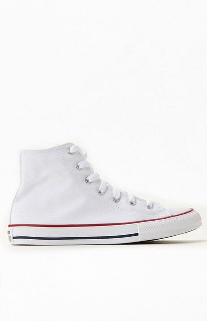 Converse Men's Kids White Chuck Taylor All Star High Top Shoes - 0782455480005