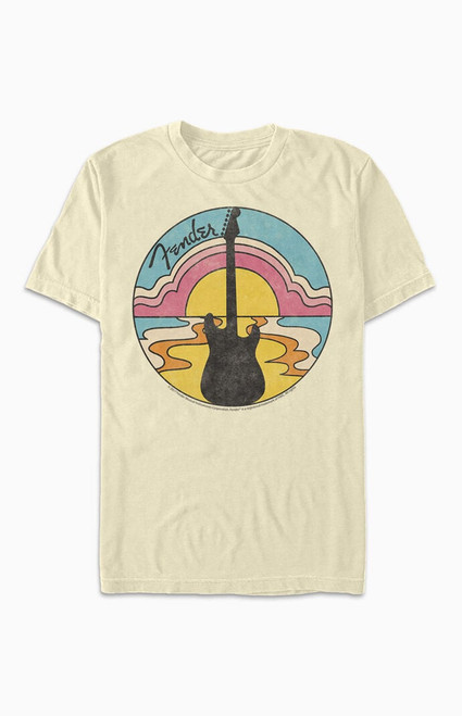 Women's '70s Fender Guitar T-Shirt - 0702602190521