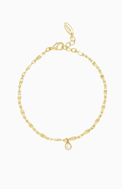 Ettika Women's Day Dreamer Anklet With Crystal Charm - 0656603130151