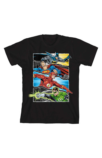 Kids Justice League T-Shirt - 0781603580045