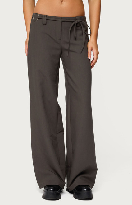 Edikted Women's Raphael Tie Belt Pants - 0850609690240