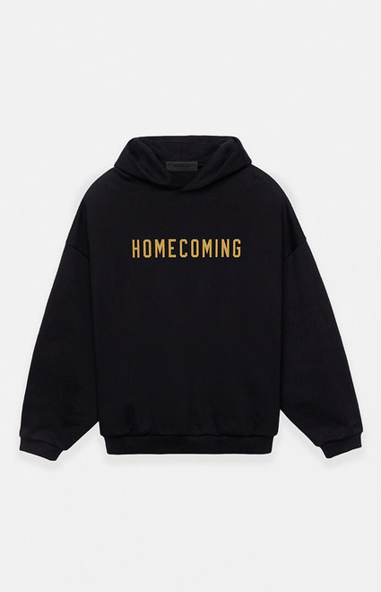 Fear of God ESSENTIALS Men's Black Heavy Fleece Hoodie - 0192468680006001