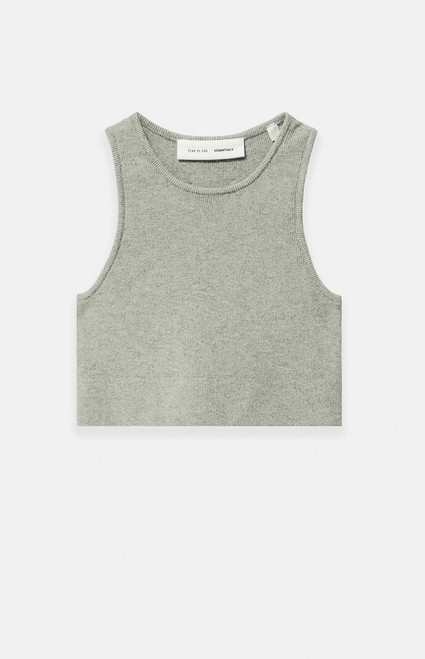 Fear of God ESSENTIALS Women's Abbey Stone Sport Knit Tank Top - 0192610120119659