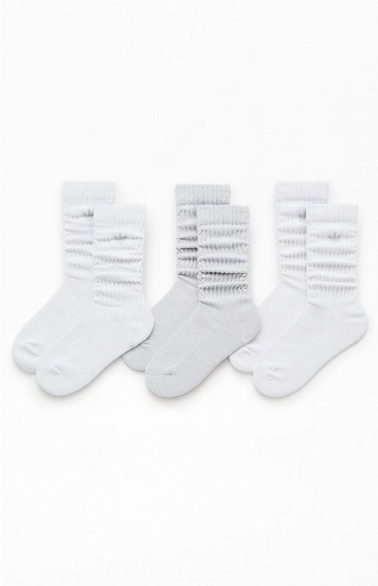 adidas Women's 3 Pack Originals Slouchy Crew Socks - 0673505030002