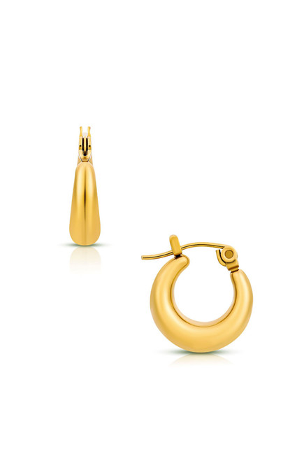 Ellie Vail Women's Anastasia Huggie Hoop Earrings - 0656610620009