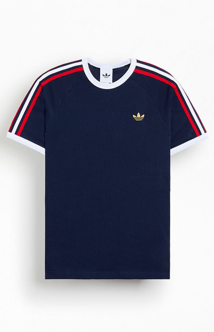 adidas Men's Navy Three Stripe T-Shirt - 0097000250027