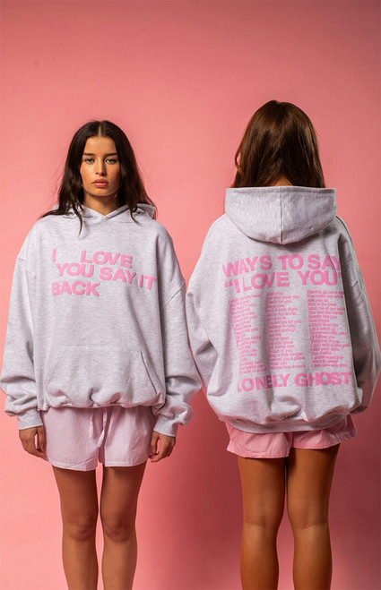 LONELY GHOST Women's I Love You Say It Back Hoodie - 0751611060006