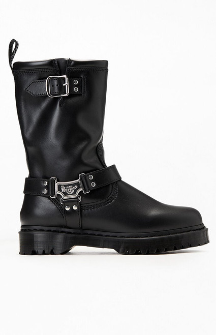 Dr Martens Women's Anistone Hi Leather Biker Boots - 0580522360018