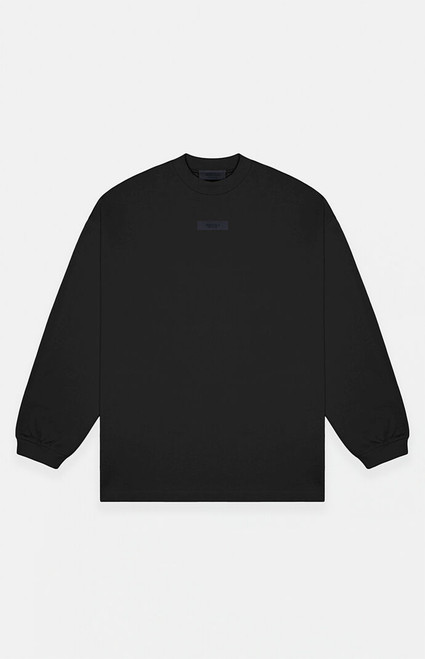 Fear of God ESSENTIALS Men's Black Long Sleeve T-Shirt - 0125250500089001