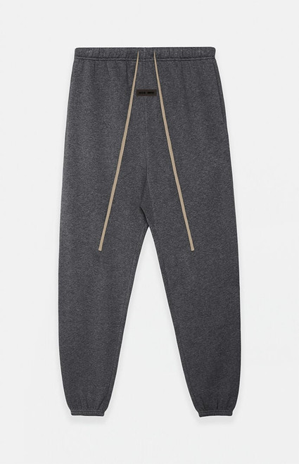 Fear of God ESSENTIALS Men's Charcoal Heather Classic Fleece Sweatpants - 0130250500014431
