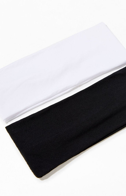 Pacsun Women's 2 Pack Basic Soft Headbands - 0673491390158