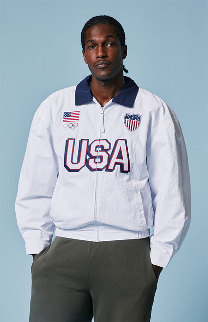 Olympics Men's Milano Cortina Team USA Shield & Rings Jacket - 0201512940004