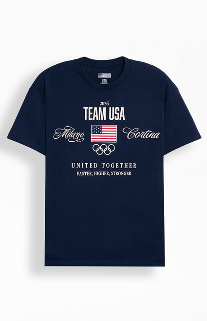 Olympics Men's Milano Cortina Team USA United Together T-Shirt - 0097512940046