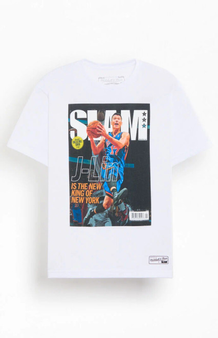 Mitchell & Ness Men's SLAM Jeremy Lin T-Shirt - 0097514810082