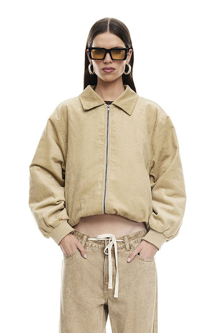 LIONESS Women's Cou Cou Corduroy Bomber Jacket - 0760511950014