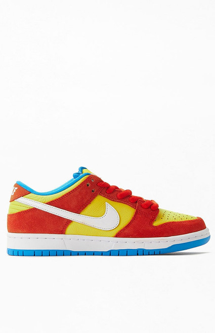 Nike SB Men's Dunk Low Bart Simpson Shoes - 0550603440245