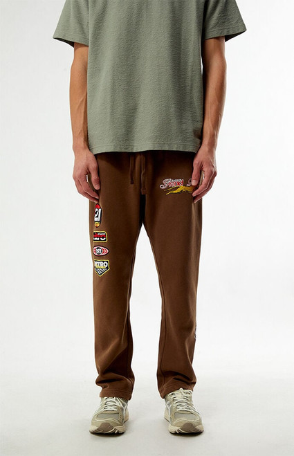 Pacsun Men's Grand Prix Fleece Straight Leg Sweatpants - 0133522800007