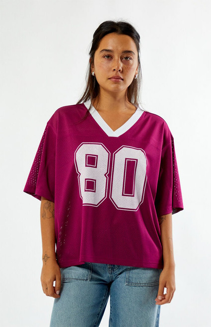 Pacsun Women's Berry 80 Short Sleeve Jersey - 0702461580048