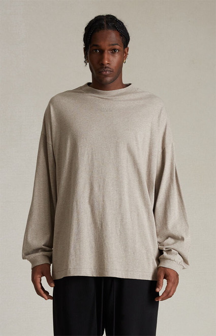 Fear of God ESSENTIALS Men's Core Heather Long Sleeve T-Shirt - 0125250500116271