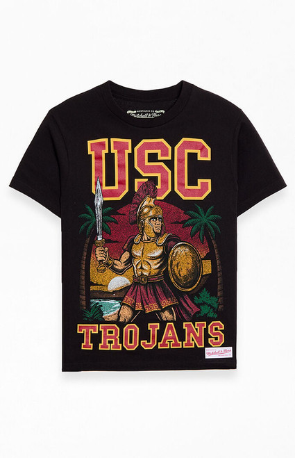 Mitchell & Ness Men's USC Trojans Mascot T-Shirt - 0097514810089