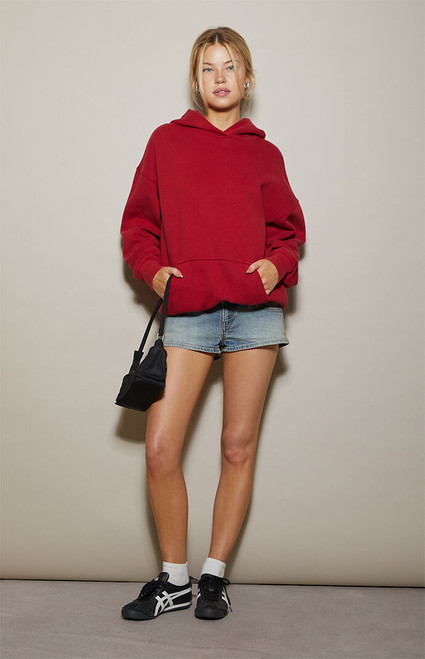 Pacsun Women's Ultra Soft Fleece Core Washed Pullover Hoodie - 0751461580022