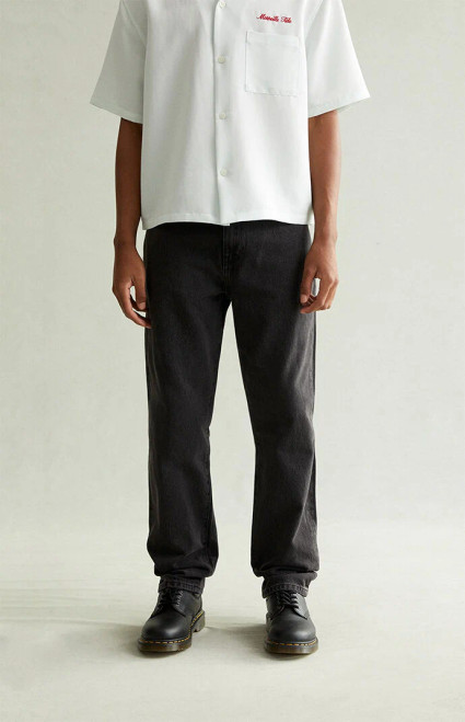 Pacsun Men's Cade Straight Jeans Black - 0131242100056