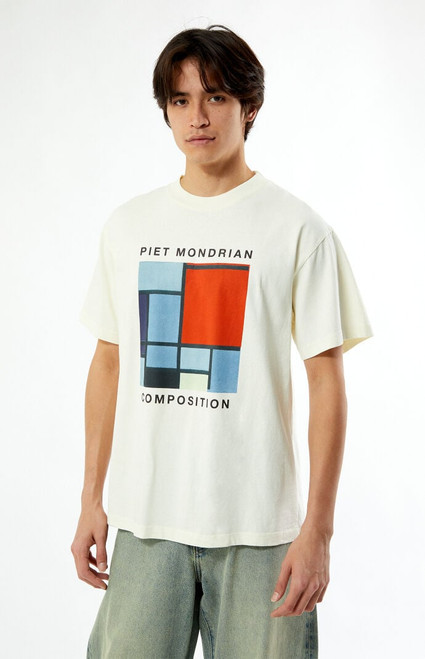 The Met Men's x PacSun Piet Mondrian Composition T-Shirt - 0097603260367