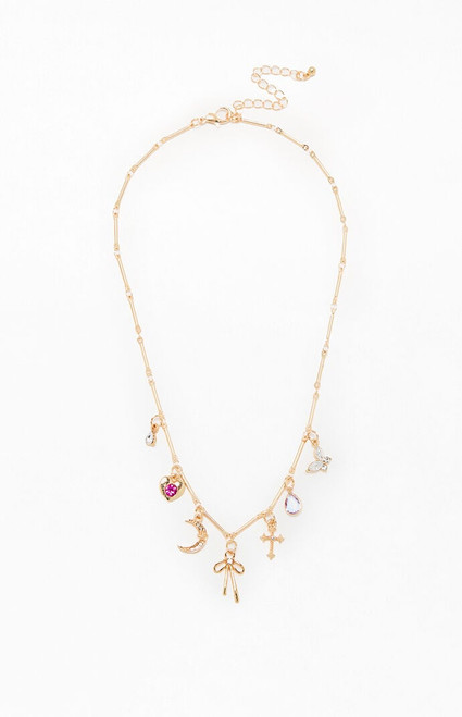 LA Hearts Women's Chloe Charm Necklace - 0656448200141