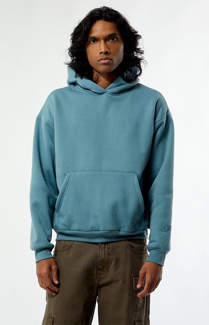 Pacsun Men's Blue Solid Pullover Hoodie - 0193522800299