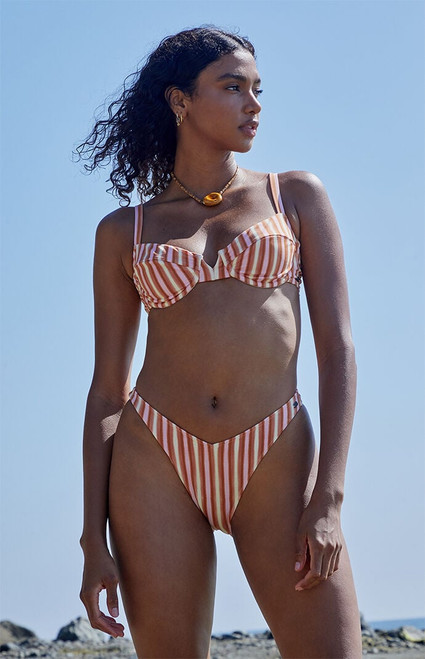 Outer Banks Women's Whalebone Underwire Bralette Bikini Top - 0810451180669