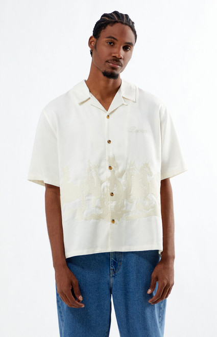 Pacsun Men's Horses Camp Shirt - 0180250500388