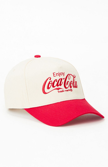 Coca-Cola Men's By PacSun Colorblock Coke Twill Snapback Hat - 0641460120026