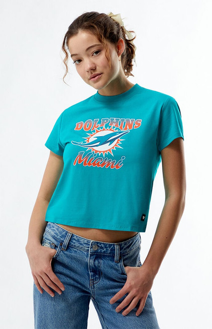 Women's NFL Wild Collective x PacSun Miami Dolphins Mini T-Shirt - 0702610230044