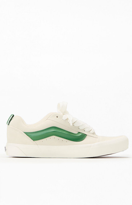 Vans Men's Green & White Knu Skool Shoes - 0530037910441010