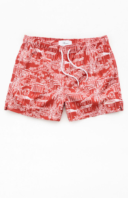 Pacsun Men's Tropical Villa 4" Swim Trunks - 0150517680004